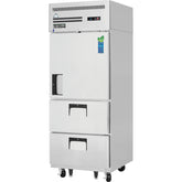 Everest ESR1D2,  29 1/4" 1 Section - 1 Half Door & 2 Drawer Refrigerator